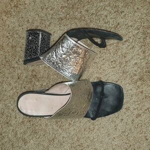 Opening Ceremony Jindo Silver Mules Sz 39/9